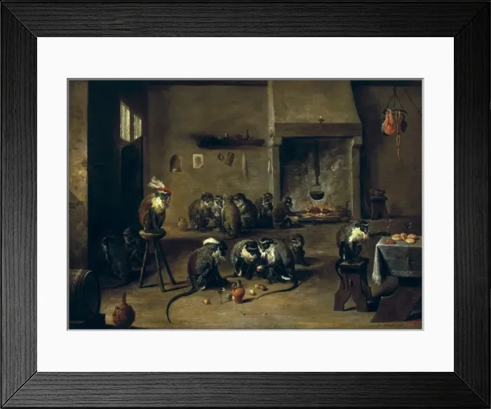 Framed Print : TENIERS II, David, the Younger (1610-1690) Framed Print : TENIERS II, David, the Younger (1610-1690)