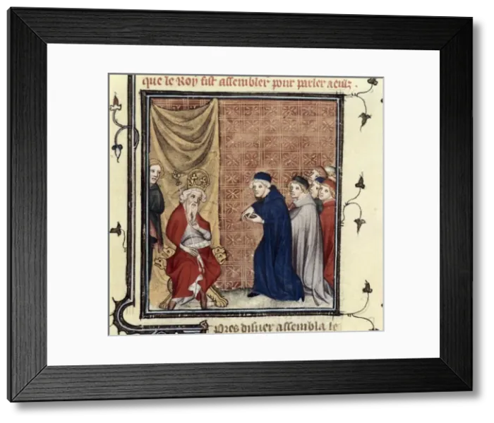 Framed Print : Theologians from Universit頓orbonne greeting Framed Print : Theologians from Universit頓orbonne greeting