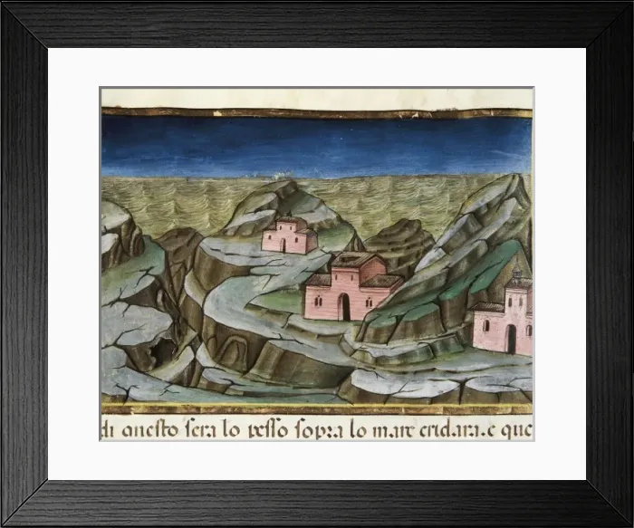 Framed Print : DE PREDIS, Cristoforo (1440-1486). Stories of Framed Print : DE PREDIS, Cristoforo (1440-1486). Stories of