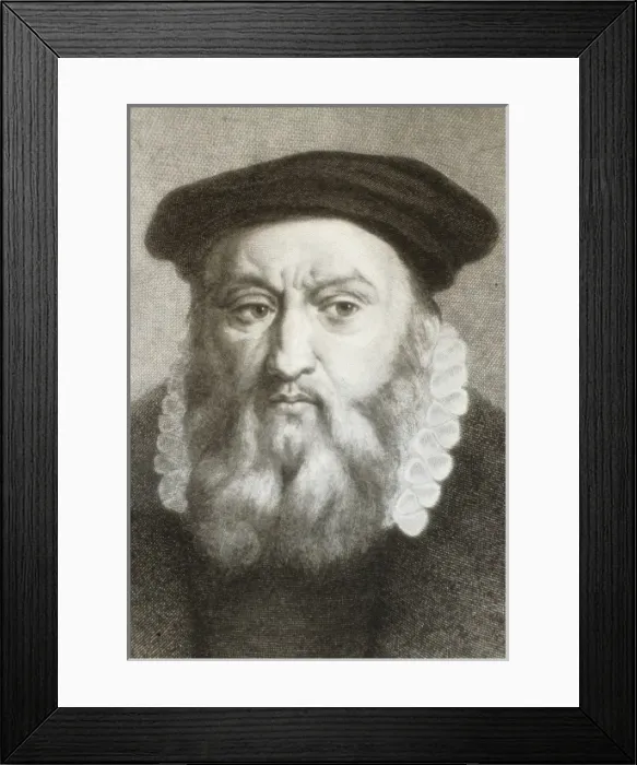 Framed Print : CALVIN, John (1509-1564). French theologian Framed Print : CALVIN, John (1509-1564). French theologian