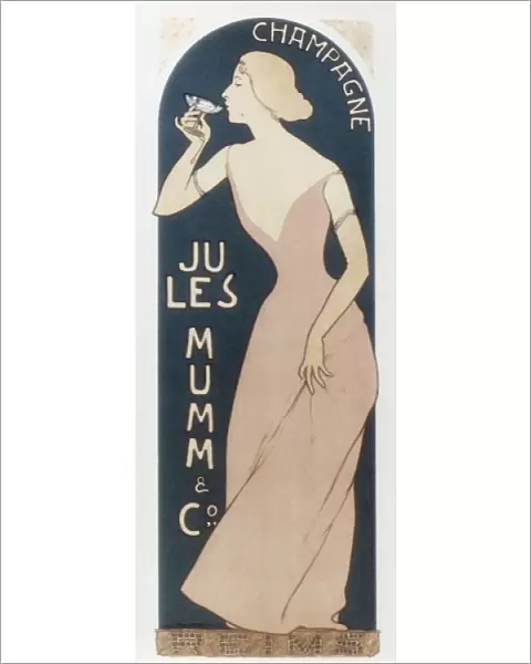 Champagne Jules Mumm and Co (1894). Poster by