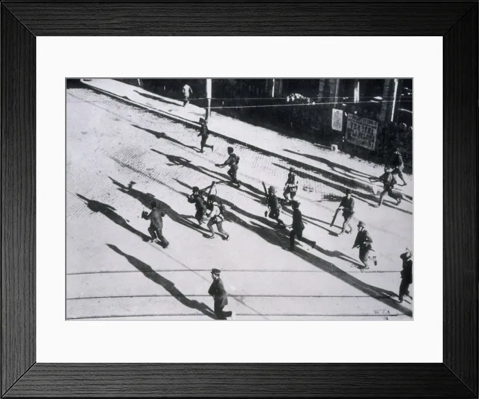 Framed Print : Spain (1917). General strike. Repression of Framed Print : Spain (1917). General strike. Repression of