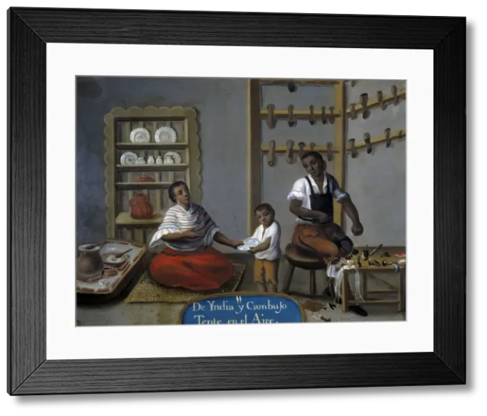 Framed Print : From Indian and Cambujo: Tente en el Aire. c Framed Print : From Indian and Cambujo: Tente en el Aire. c