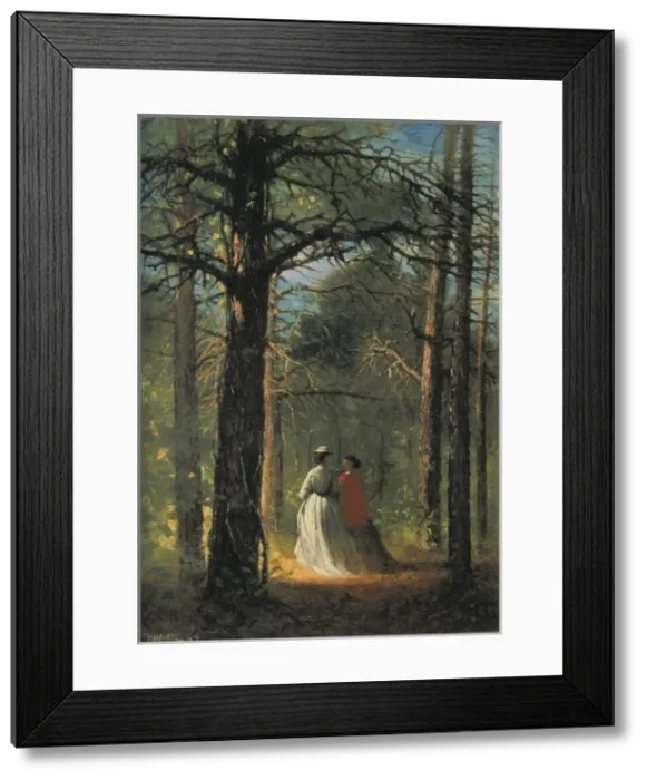 Framed Print : HOMER, Winslow (1830-1910). Waverly oaks. 1864 Framed Print : HOMER, Winslow (1830-1910). Waverly oaks. 1864