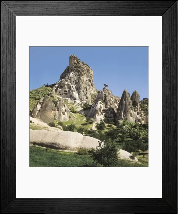 Framed Print : Turkey. Central Anatolia. Nevsehir. Uchisar Framed Print : Turkey. Central Anatolia. Nevsehir. Uchisar