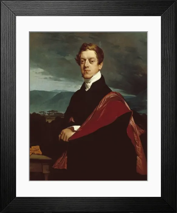 Framed Print : INGRES, Jean-Auguste-Dominique (1780-1867). Portrait Framed Print : INGRES, Jean-Auguste-Dominique (1780-1867). Portrait