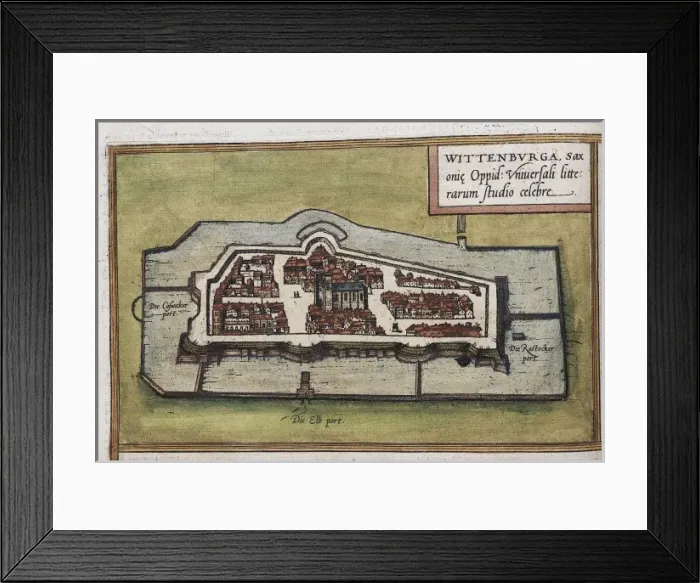 Framed Print : ORTELIUS, Abraham (1527-1598); BRAUN, George Framed Print : ORTELIUS, Abraham (1527-1598); BRAUN, George