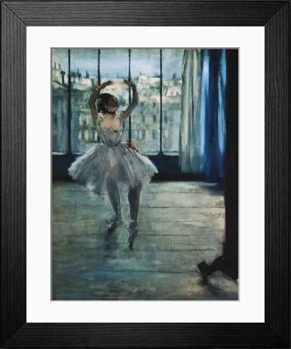 Framed Print : DEGAS, Edgar (1834-1917). Dancer at the Photographer s Framed Print : DEGAS, Edgar (1834-1917). Dancer at the Photographer s