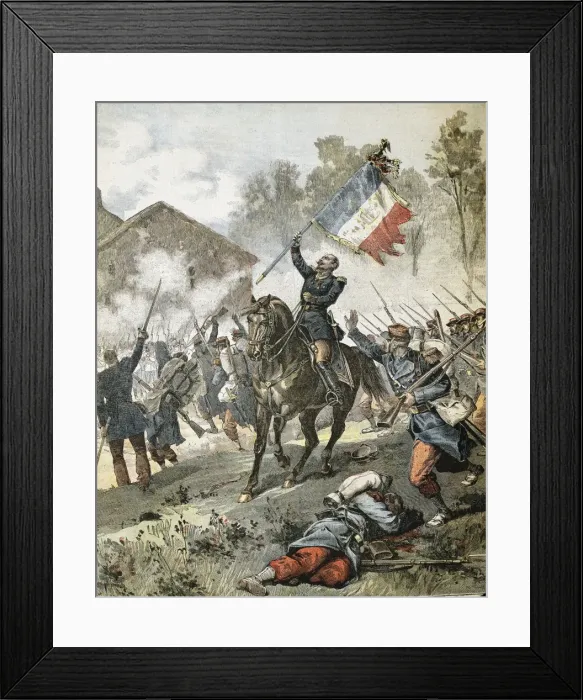 Framed Print : Italian unification. Battle of Solferino (24th Framed Print : Italian unification. Battle of Solferino (24th