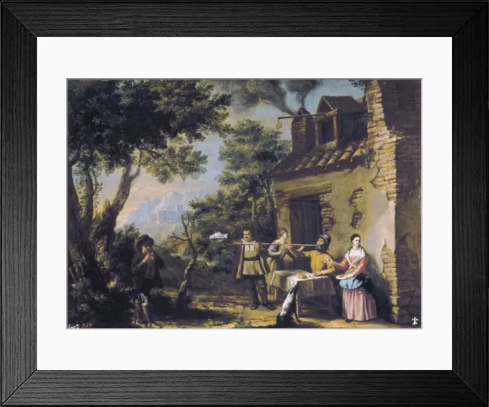 Framed Print : VALERO, Crist(1707-1789). Don Quixote Framed Print : VALERO, Crist(1707-1789). Don Quixote