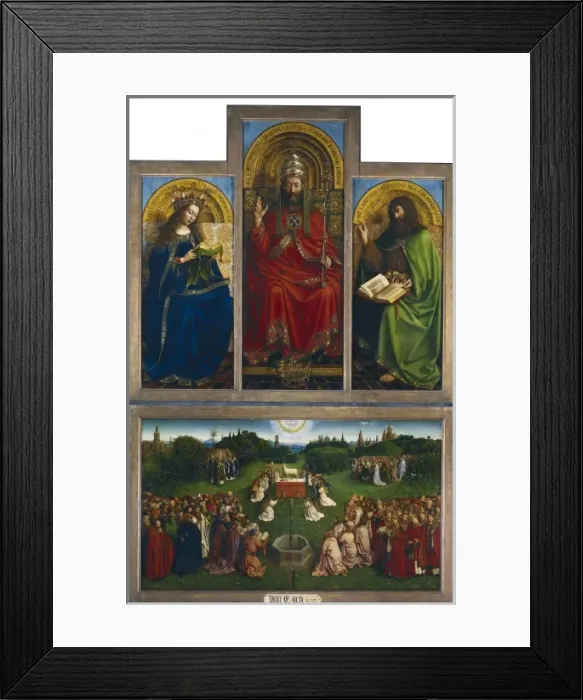 Framed Print : EYCK, Jan van (1390-1441); EYCK, Hubert van (1370-1426) Framed Print : EYCK, Jan van (1390-1441); EYCK, Hubert van (1370-1426)