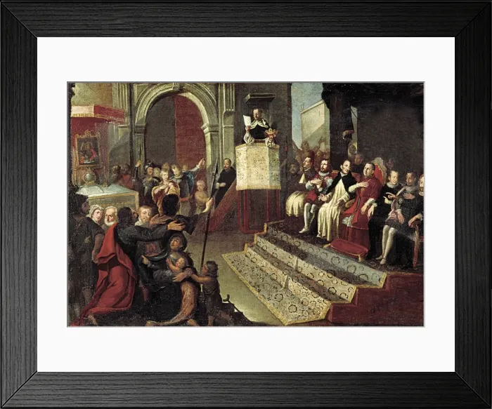Framed Print : INGLɓ, Jos頨1718-1789). San Vincent Ferrer Framed Print : INGLɓ, Jos頨1718-1789). San Vincent Ferrer
