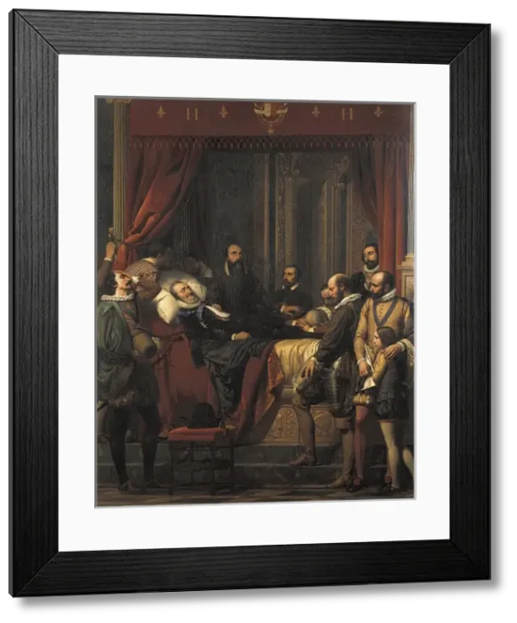 Framed Print : HESSE, Alexandre Jean-Baptiste (1806-1879)