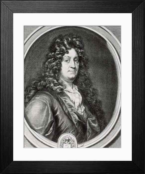 Framed Print : RACINE, Jean (1639-1699). French dramatist poet Framed Print : RACINE, Jean (1639-1699). French dramatist poet