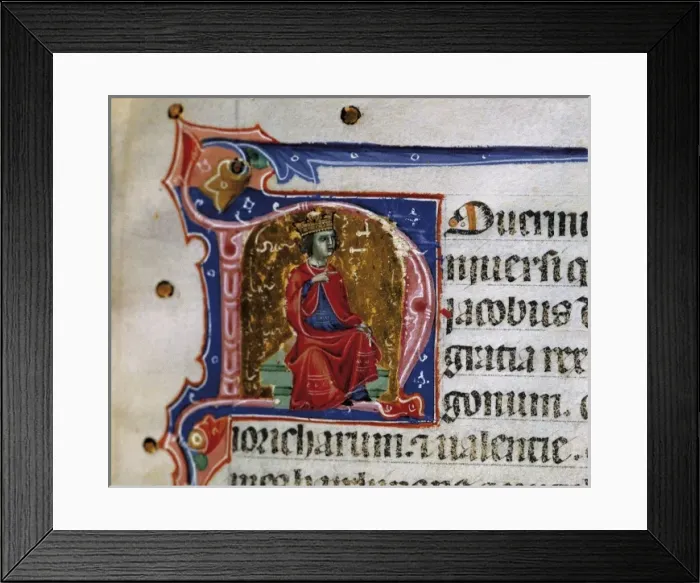 Framed Print : James I the Conqueror. Folio 19 of Llibre Framed Print : James I the Conqueror. Folio 19 of Llibre