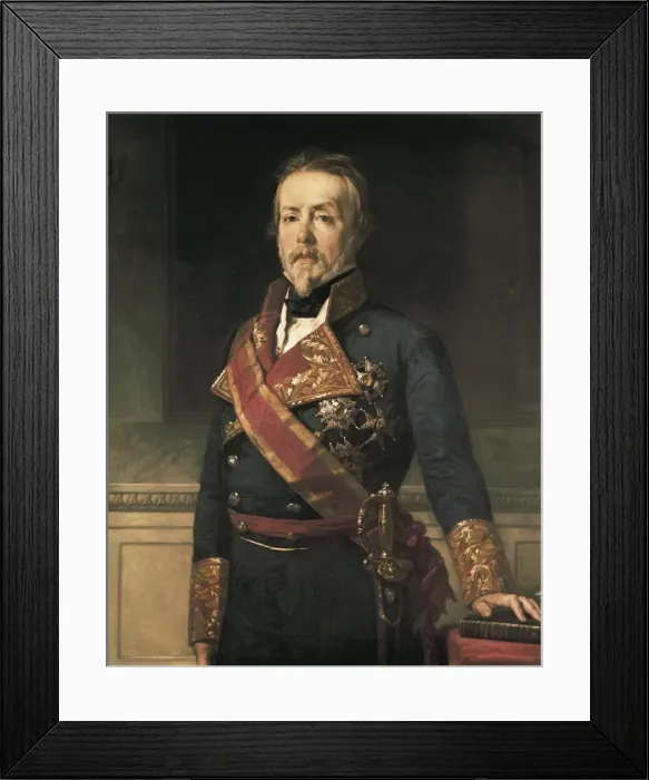 Framed Print : MADRAZO, Federico (1815-1894). Evaristo San Miguel Framed Print : MADRAZO, Federico (1815-1894). Evaristo San Miguel