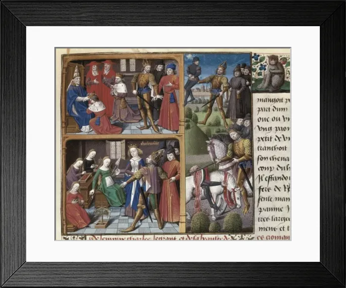 Framed Print : VINCENT of BEAUVAIS (1190-1264). Speculum historiale Framed Print : VINCENT of BEAUVAIS (1190-1264). Speculum historiale