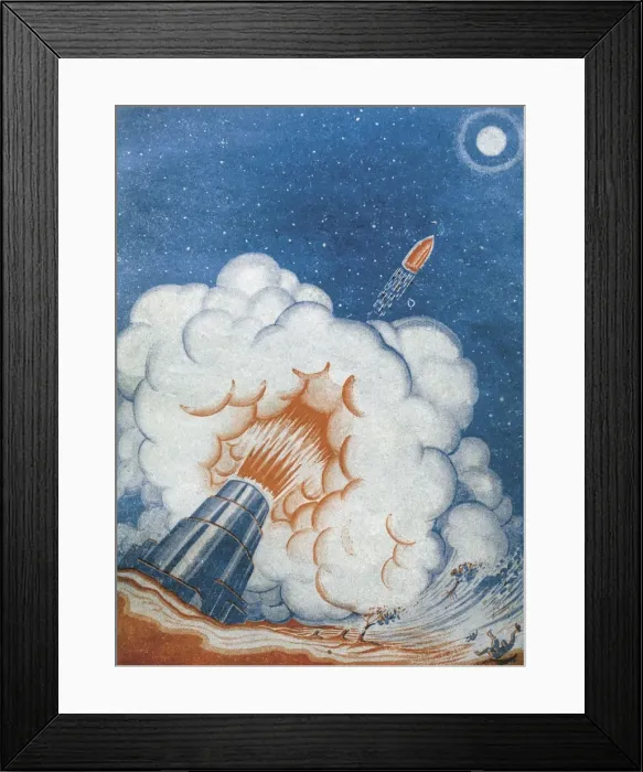 Framed Print : VERNE, Jules (1828-1905). Illustration by Emile Framed Print : VERNE, Jules (1828-1905). Illustration by Emile