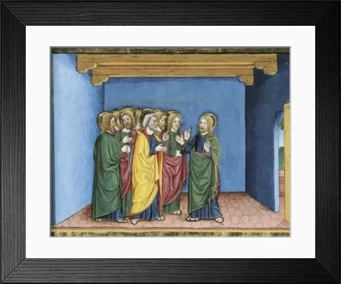 Framed Print : DE PREDIS, Cristoforo (1440-1486). Stories of Framed Print : DE PREDIS, Cristoforo (1440-1486). Stories of