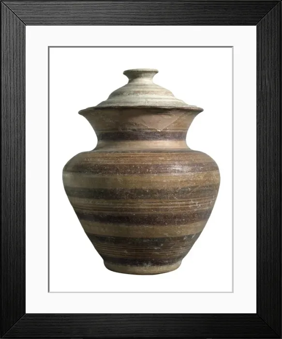 Framed Print : Funerary Urn. 4th-2nd c. BC. Iberian art. Ceramics Framed Print : Funerary Urn. 4th-2nd c. BC. Iberian art. Ceramics