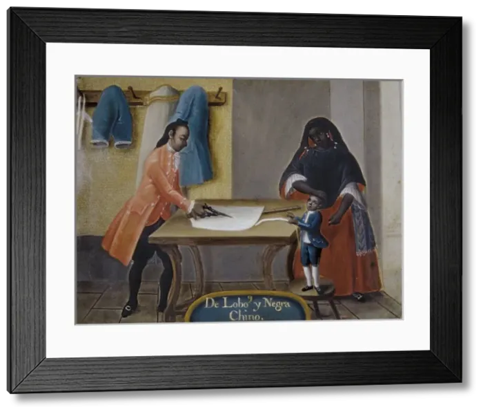 Framed Print : From Wolf and Black: Chinese. c. 1775 -1800 Framed Print : From Wolf and Black: Chinese. c. 1775 -1800