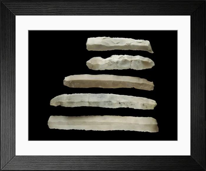 Framed Print : Silex knives (3rd-2nd mil. BC). Decorative Arts Framed Print : Silex knives (3rd-2nd mil. BC). Decorative Arts