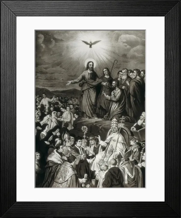 Framed Print : LEO XIII (1810-1903). Pope (1878-1903). Catechism