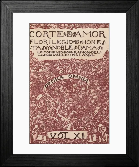 Framed Print : VALLE-INCLAN, Ramar Framed Print : VALLE-INCLAN, Ramar