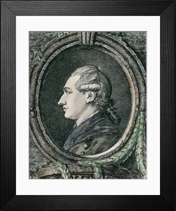Framed Print : GOETHE, Johann Wolfgang von (1749-1832). German Framed Print : GOETHE, Johann Wolfgang von (1749-1832). German