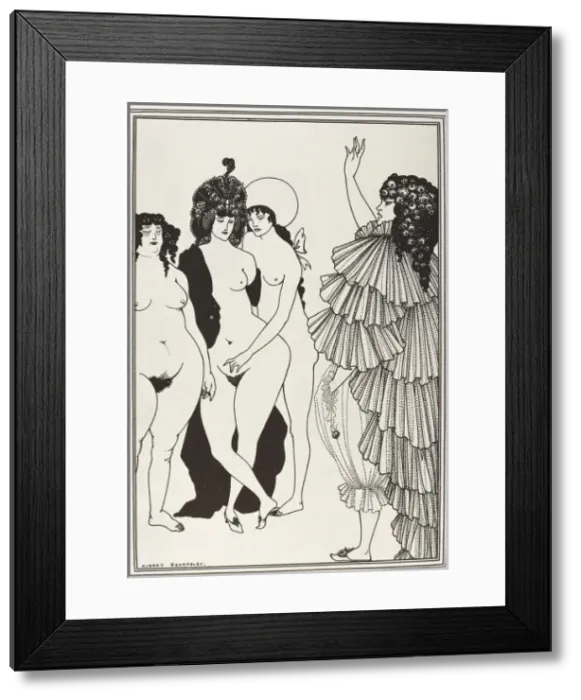 Framed Print : BEARDSLEY, Aubrey Vincent (1872-1898). Lysistrata Framed Print : BEARDSLEY, Aubrey Vincent (1872-1898). Lysistrata