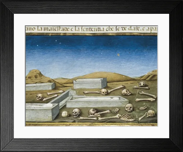 Framed Print : DE PREDIS, Cristoforo (1440-1486). Stories of Framed Print : DE PREDIS, Cristoforo (1440-1486). Stories of