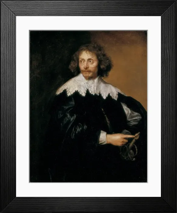 Framed Print : VAN DYCK, Sir Anthony (1599-1641). Portrait of Framed Print : VAN DYCK, Sir Anthony (1599-1641). Portrait of