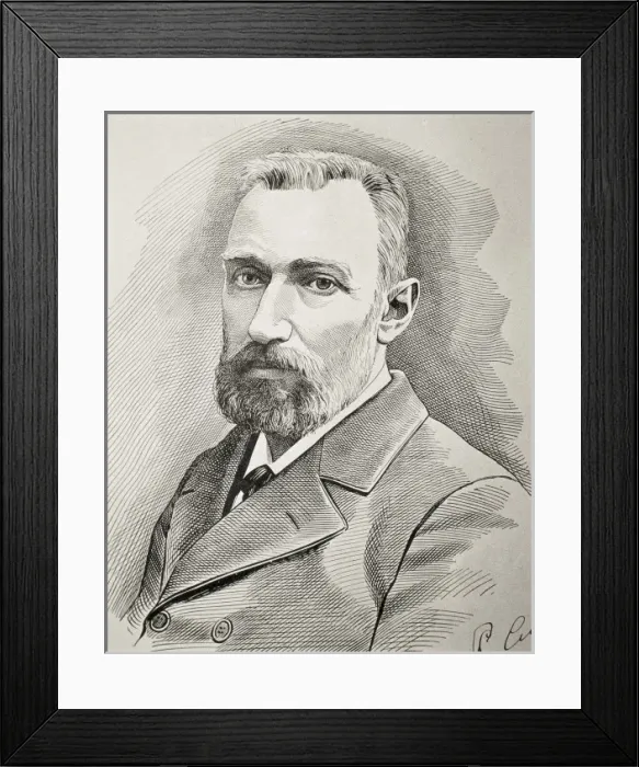 Framed Print : CURIE, Pierre (1859-1906). French physicist Framed Print : CURIE, Pierre (1859-1906). French physicist