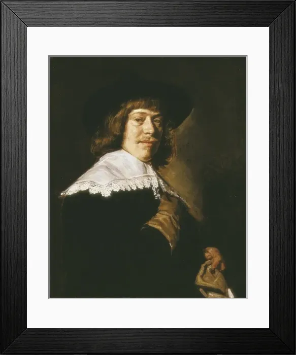 Framed Print : HALS, Frans (1580-1666). Portrait of a Young Framed Print : HALS, Frans (1580-1666). Portrait of a Young