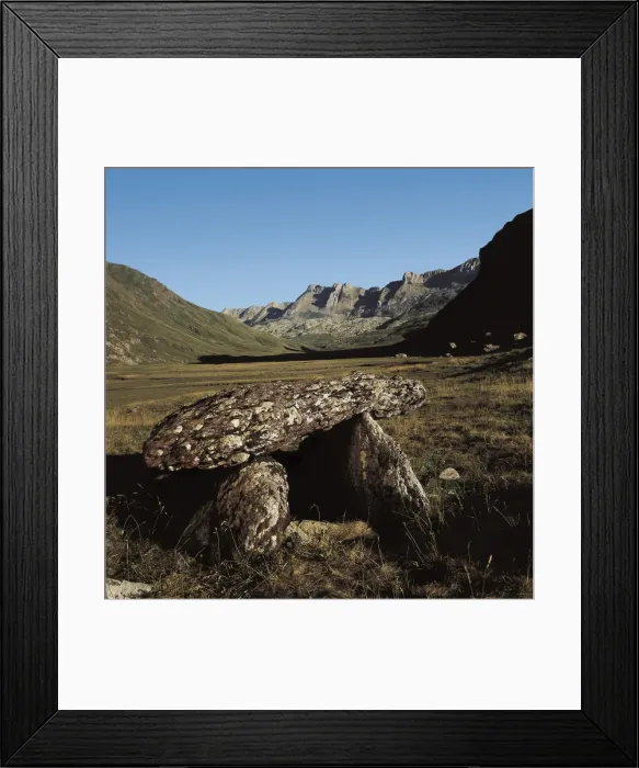Framed Print : SPAIN. Ansguas Tuertas Dolmen. Neolithic Framed Print : SPAIN. Ansguas Tuertas Dolmen. Neolithic