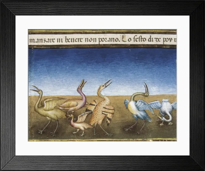 Framed Print : DE PREDIS, Cristoforo (1440-1486). Stories of Framed Print : DE PREDIS, Cristoforo (1440-1486). Stories of