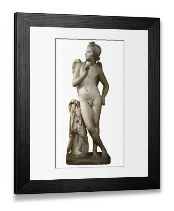 Framed Print : ALVAREZ CUBERO, Jos頨1768-1827). Cupid. Neoclassicism Framed Print : ALVAREZ CUBERO, Jos頨1768-1827). Cupid. Neoclassicism