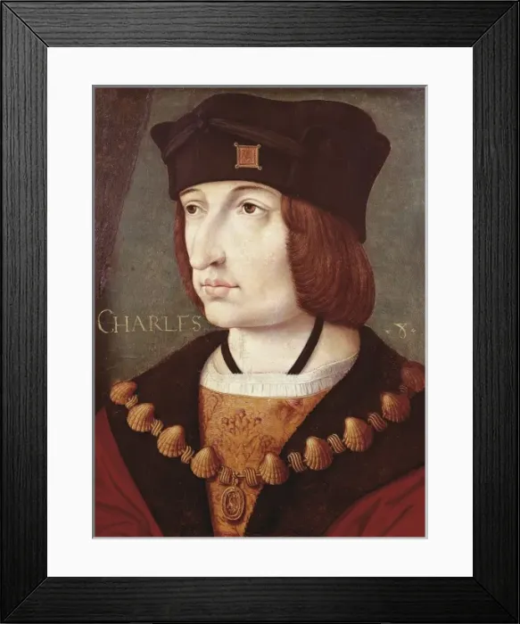 Framed Print : CHARLES VIII of France (1470-1498). French king Framed Print : CHARLES VIII of France (1470-1498). French king