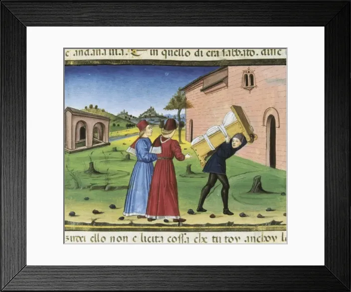 Framed Print : DE PREDIS, Cristoforo (1440-1486). Stories of Framed Print : DE PREDIS, Cristoforo (1440-1486). Stories of