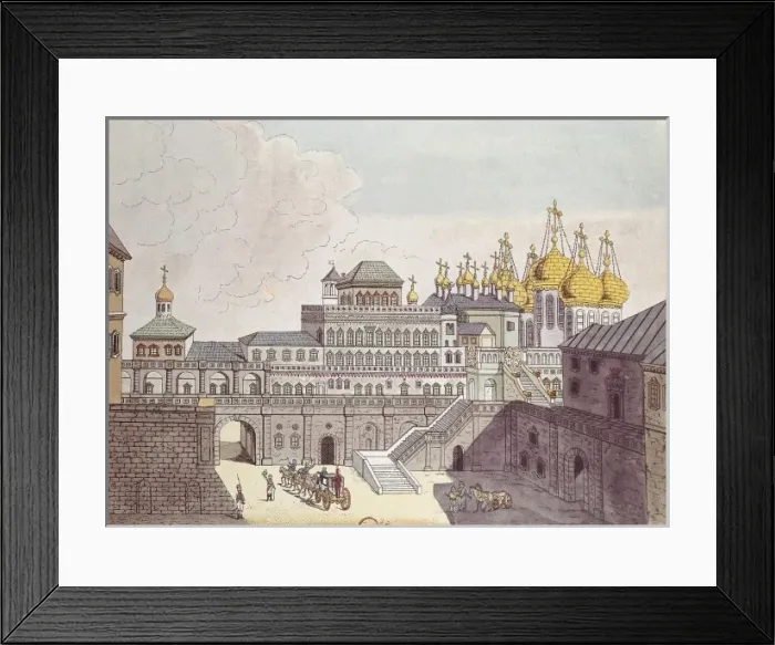 Framed Print : Moscow. Tsars Palace in the Kremlin, 19th c Framed Print : Moscow. Tsars Palace in the Kremlin, 19th c