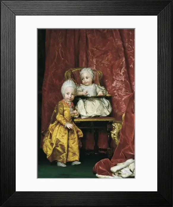 Framed Print : MENGS, Anton Raphael (1728-1779). Portrait of Framed Print : MENGS, Anton Raphael (1728-1779). Portrait of