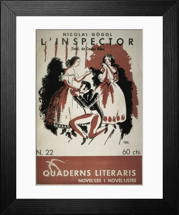 Framed Print : RIBA, Carles (1893-1959). Spanish writer in Catalan Framed Print : RIBA, Carles (1893-1959). Spanish writer in Catalan