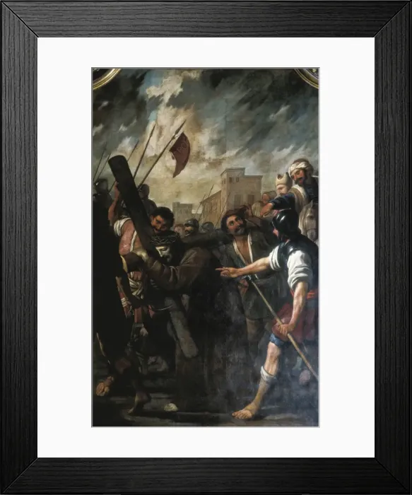 Framed Print : VILADOMAT i MANALT, Antoni (1678-1755). Christ Framed Print : VILADOMAT i MANALT, Antoni (1678-1755). Christ