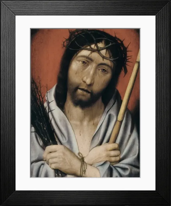 Framed Print : MOSTAERT, Jan (1470-1556). Christ of the Tears Framed Print : MOSTAERT, Jan (1470-1556). Christ of the Tears