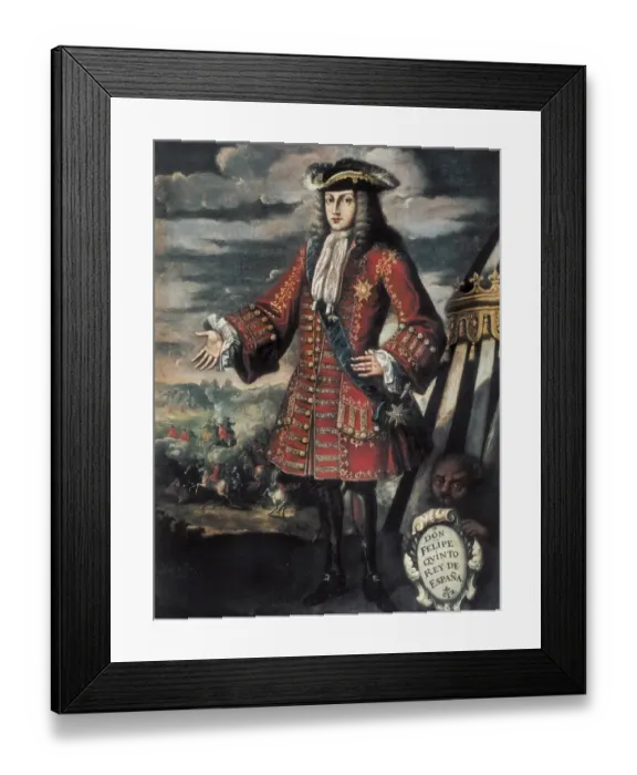 Framed Print : PHILIP V of Spain (1683-1746). King of Spain Framed Print : PHILIP V of Spain (1683-1746). King of Spain