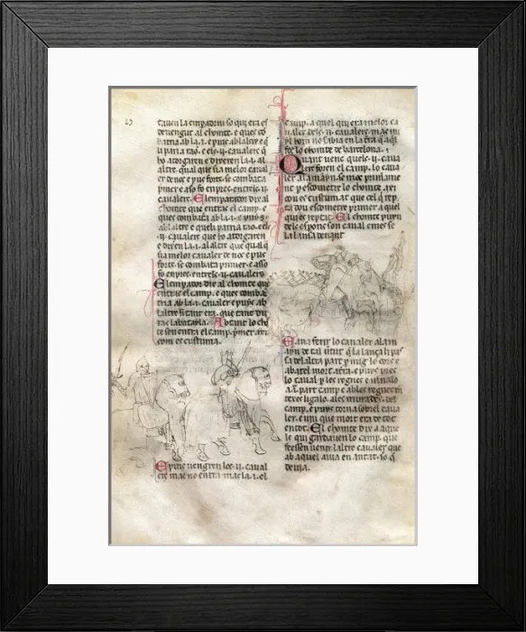 Framed Print : DESCLOT, Bernat (13th century). Catalan chronicler Framed Print : DESCLOT, Bernat (13th century). Catalan chronicler