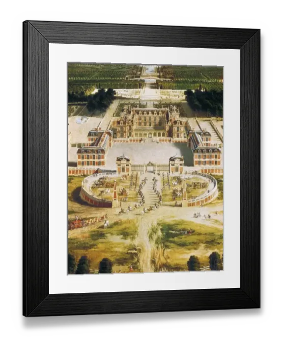 Framed Print : PATEL, Pierre (1602-1676). View of Chateau Framed Print : PATEL, Pierre (1602-1676). View of Chateau