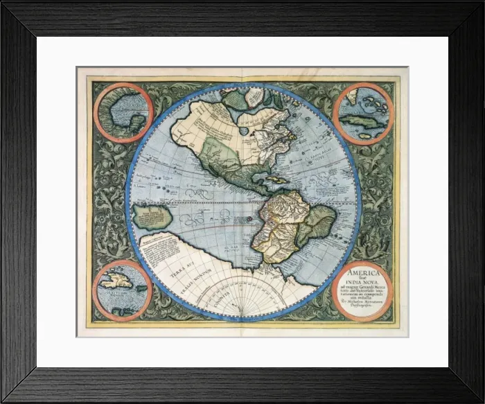 Framed Print : MERCATOR, Gerhard Kremer, called Gerardus (1512-1594) Framed Print : MERCATOR, Gerhard Kremer, called Gerardus (1512-1594)