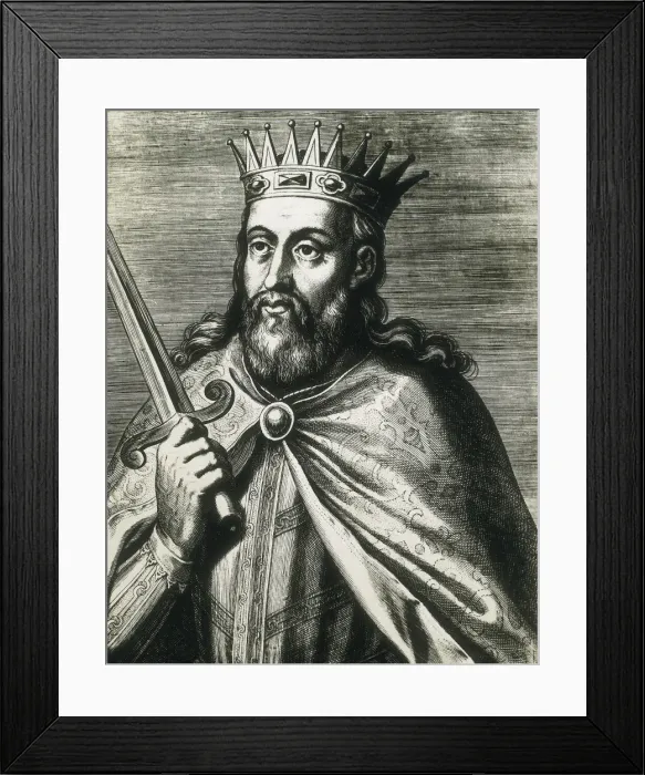 Framed Print : Dinis, called El Liberal (1261-1325). King Framed Print : Dinis, called El Liberal (1261-1325). King