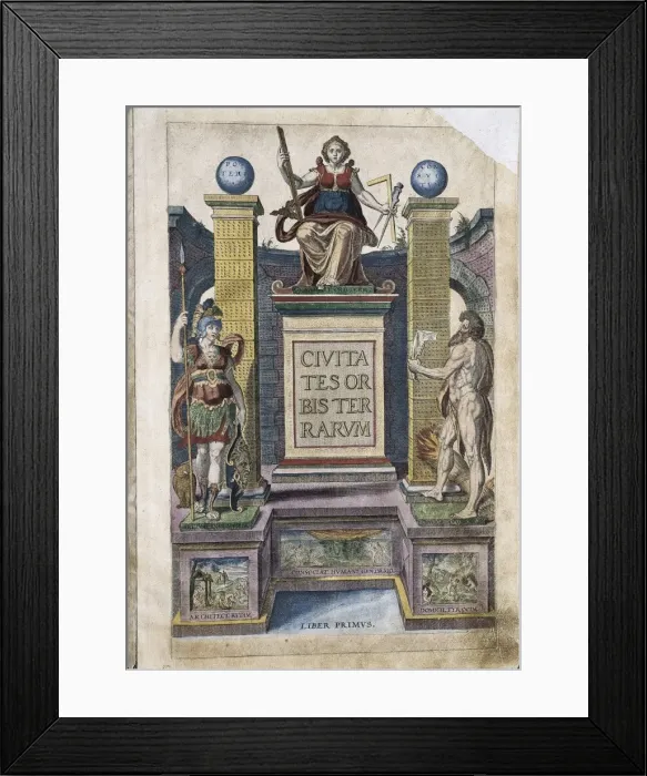 Framed Print : ORTELIUS, Abraham (1527-1598); BRAUN, George Framed Print : ORTELIUS, Abraham (1527-1598); BRAUN, George